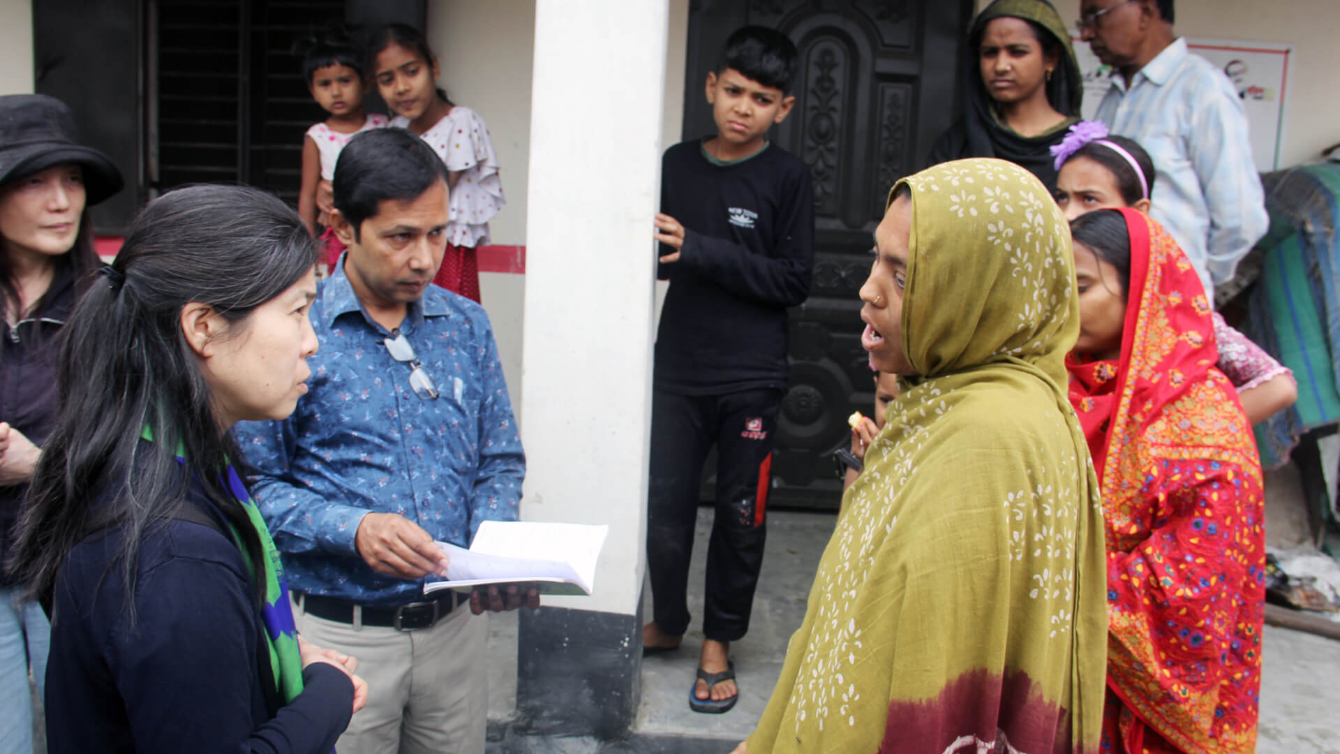 AAN Japan representative visited the patient's household.